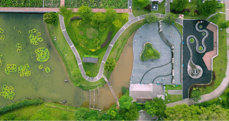 ▲观澜河湿地公园格局.png